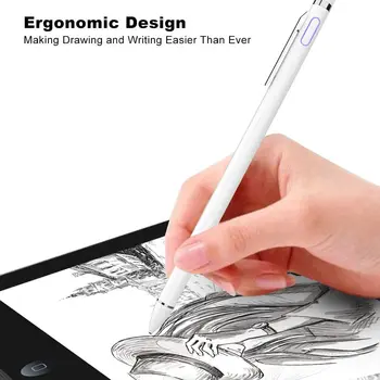 Aktiivne Stylus Digital Pen puuteekraanid ühildub iPhone 12/11/X/Xr / /8/7/6 iPad Android Samsung Telefon ja Tabletid Juhtida