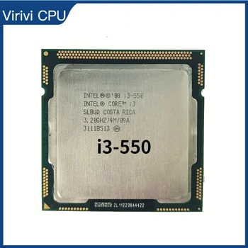 Algne Intel Core i3 550 Protsessor 3.2 GHz, 4 MB Cache LGA1156 Desktop PROTSESSOR 38287