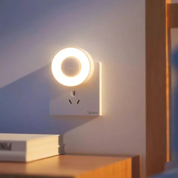 Algne Xiaomi Midea LED Koridori Õhtul Tuli Koju Pistik Öö Lamp