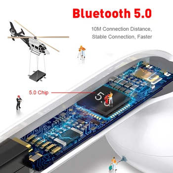 Algne i12 TWS Juhtmeta Kõrvaklapid Touch Control Bluetooth Kõrvaklapid Õhu Earbuds-Vabad Peakomplekt koos Mikrofoniga iPhone ' i ja Android