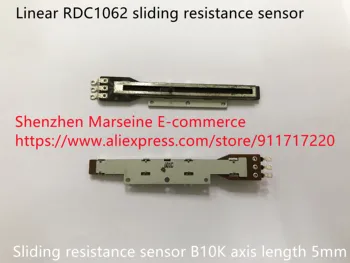Algne uus lineaarne RDC1062 elektriline takistus sensor B10K telje pikkus 5mm (LÜLITI)