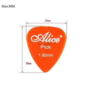 Alice 50tk Multi Värv Matt ABS Akustiline ja Elektriline Kitarr Kirkad Antislip Standard Vahendajate Plectra valima guitarra