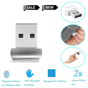 Alumiinium Mini USB Sõrmejälje Lugeja Sülearvuti Sõrmejälgede Identifitseerimise Windows Tere Encryptionfor Windows Dongle Moodul 188498