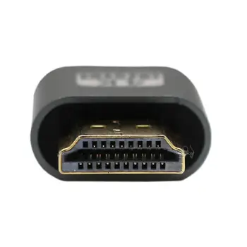 Alumiinium VGA Adapter HDMI Virtuaalne Ekraan Peata Jaoks Vaimu Ekraan Emulaator Lukk DDC EDID Dummy HDMI Pistik 174865