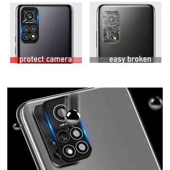 Alumiiniumist Karastatud Klaasist Kate Xiaomi 10T Pro 5G Mi10T Metallist Kaamera kaitseklaas Jaoks Xiaomi Redmi Märkus 9S 9 Pro Max