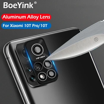 Alumiiniumist Karastatud Klaasist Kate Xiaomi 10T Pro 5G Mi10T Metallist Kaamera kaitseklaas Jaoks Xiaomi Redmi Märkus 9S 9 Pro Max