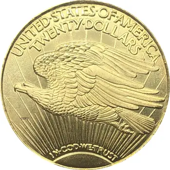 Ameerika Ühendriigid Vabaduse 1911 D Kahekümne 20 Dollarit Saint-Gaudens Double Eagle Koos Moto In God We Trust Kuld Mündi Koopia
