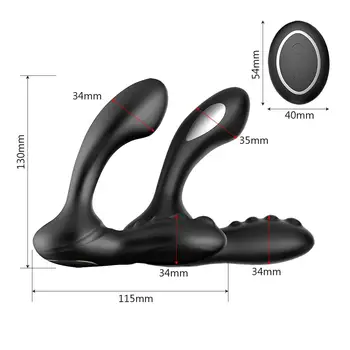 Anal Dildo Vibraator 8 Kiirust Sugu Mänguasjad Mehed Naised Gay Lahkliha Stimulaator Anal Butt Plug Elektrilöögi Eesnäärme Massager