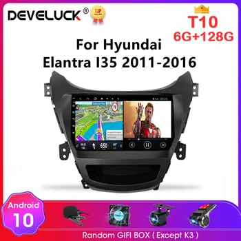 Android 10 2 din Auto Raadio Hyundai Elantra Avante I35 2011 - 2016 Multimeedia Video Mängija, GPS Navigaion Stereo Jagatud Ekraan 170638