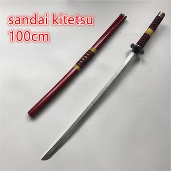 Anime Cosplay Roronoa Zoro Mõõk Relva Relvastatud Katana Espada Puit Ninja Nuga Samurai Mõõk Prop Mänguasjad Teismelistele 100cm