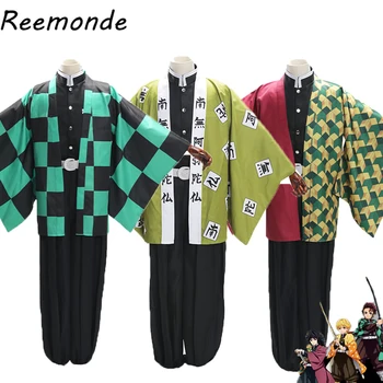 Anime Cosplay Sobiks Demon Slayer Kimono Ametirõivad Tomioka Giyuu Himejima Kyoumei Kostüüm Kleit Kimono Varjatud Tops Komplekt
