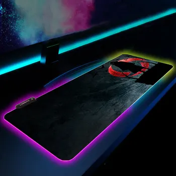 Anime Hiirt, Suur Vaip Mause Pad Suur RGB Mouse Pad Xxl Gaming Mousepad LED Mause Pad Gamer Kopeerida ARVUTI Desk Pad Matt, koos Taustavalgustusega