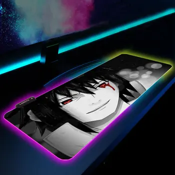 Anime Hiirt, Suur Vaip Mause Pad Suur RGB Mouse Pad Xxl Gaming Mousepad LED Mause Pad Gamer Kopeerida ARVUTI Desk Pad Matt, koos Taustavalgustusega