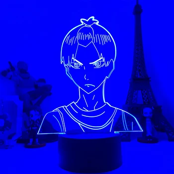 Anime Kerge Haikyuu Led 3D Anime Öösel Tuled Magamistuba Decor Lamp kageyama tobi Led Valgus Tabel Lahe Lambid Kingitus Anime Decor