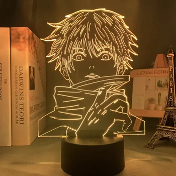 Anime Lamp Satoru Gojo Kerge Jujutsu Kaisen Led Night Light Sünnipäeva Kingitus Jujutsu Kaisen Nightlight Satoru Gojo Lamp