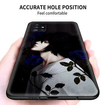 Anime, Manga, Death Note, Ryuk Kate Samsung A51 A71 Telefoni puhul Galaxy A21s A31 A41 A12 A01 M31 M51 M30s Pehme Mobile Shell