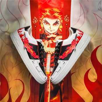 Anime Meeste kingad, Vabaaja Jalanõud Koomiline Tossud Mehed Cosplay Prindi Segast Kingad spordikool Kingad
