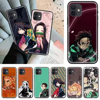 Anime Multikas Deemon Tera Puhul Apple iPhone 11 12 Pro 7 XR X XS Max 8 6 6S Plus SE 2020 5 5S Coque Must Kest, Hõlmab Telefon 84783