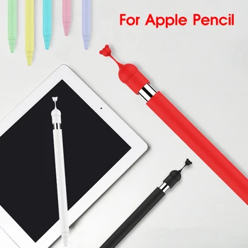 Anti Kadunud Puhul Apple penaali Pehmest Silikoonist iPad Pliiats 1 Stylus Pen Tablett Touch Pen Pliiatsiga Kaitsev Ümbris Kate
