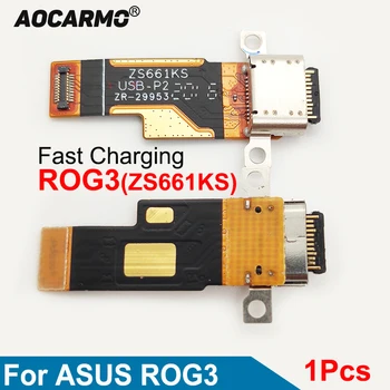 Aocarmo Kiire Laadimine ASUS ROG Telefon 3 USB Laadija Laadimise Port, Doki Ühenduspesa Asendamine Osa ZS661KS 113162