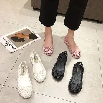 Apanzu Naiste 2021 populaarne Kingad Daamid Korterid Õõnes Tõsta Mood Naiste Kvaliteetsed Sandaalid Comfortabler Summe Jalatsid