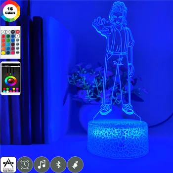App Kontrolli Filmi Üksteist Võõras Asju 3d Led Night Light 7 Värvid Lastele Uuringu Korral Auhinna Koju Pool Decor Tabel Lamp