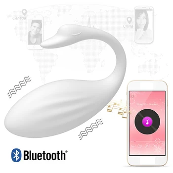 Appi Afstandsbediening Vibraator Bluetooth Vagiina Bal Ben Wa Kegel G-Spot Clit Stimulaator Vrouwelijke Masturbat