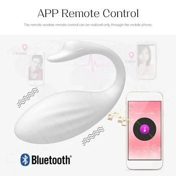 Appi Afstandsbediening Vibraator Bluetooth Vagiina Bal Ben Wa Kegel G-Spot Clit Stimulaator Vrouwelijke Masturbat