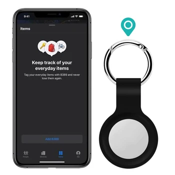 Apple Airtags Vedela Silikooniga Kaitsev Ümbris Apple Lokaator Tracker Anti-kaotatud Seadme Võtmehoidja Kaitsev Ümbris Kuum