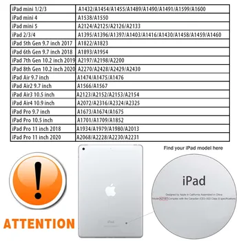 Apple IPad Mini 1/2/3/4/5/iPad 2/3/4/iPad 5/6/7/iPad õhk / Õhk 2//3/iPad Pro Tahvelarvuti Seista Raskeveokite Protective Case
