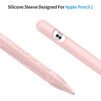 Apple Pliiats 1 Tablett Touch Stylus Pen Kate Kaasaskantav Pehmest Silikoonist Ümbris Pliiats Kork Põrutuskindel Anti-Slip