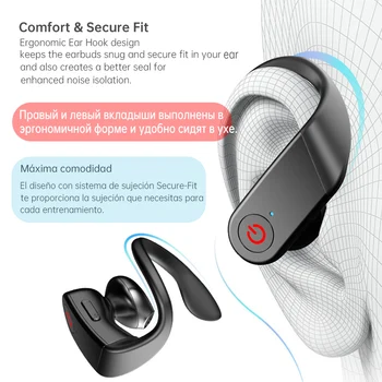 Arikasen B10 Bluetooth Kõrvaklapid Led-Ekraan Juhtmeta Kõrvaklapid TWS Stereo Earbuds Veekindel Müra Tühistamises Headset Koos Mic