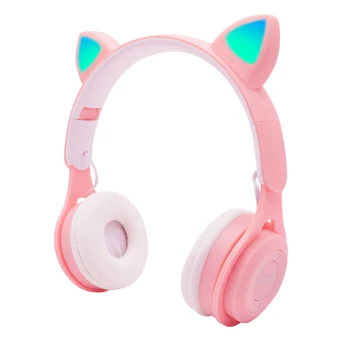 Armas Kass Kõrvaklapid Juhtmeta Kõrvaklapid Muisc Stereo HeadphoneBluetooth-ühilduv Mic Laste Tütar Kuularid Peakomplekt Kingitus