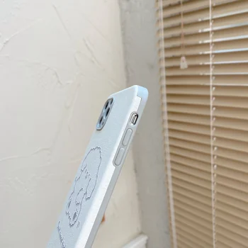 Armas ins Koer Muster Telefon Case For iPhone 11 Pro XS Max XR Cartoon Pehme Matt Case For iPhone SE 2020 8 7 Pluss-Põrutuskindel Kate