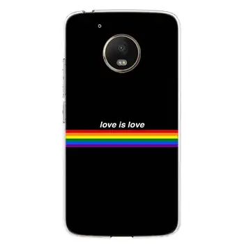 Armastus on armastus Gay Lesbi homo -, bi-Telefoni puhul Motorola Moto G8-G7 G5 G6 G4 E6 E5 E4 Power Plus Mängida Üks Tegevus Makro Visioon Kate
