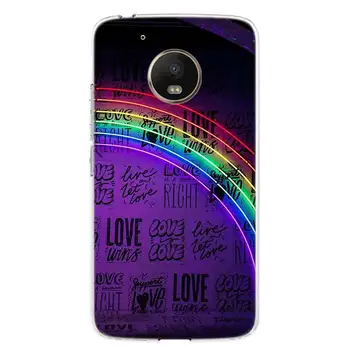 Armastus on armastus Gay Lesbi homo -, bi-Telefoni puhul Motorola Moto G8-G7 G5 G6 G4 E6 E5 E4 Power Plus Mängida Üks Tegevus Makro Visioon Kate