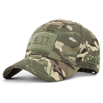 Armee Kamuflaaž Reguleeritav Baseball Cap meestele Roheline Taktikaline Džungel Müts Vaba aja veetmise Velcro Sõjalise naiste Kork