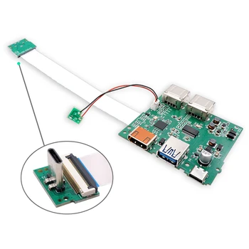 Asendamine HDMI-compate PCB Pardal Emaplaadi USB K Korter Lint Kaabel Nintendo Lüliti Dokk Varuosade Mäng Tarvikud 40807