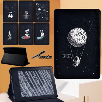 Astronaut Muster Tableti Puhul Kindle Paperwhite 1 2 3 4(10. Gen)/10. Gen 2019/8. Gen 2016 Klapp PU Nahast Kate Seista