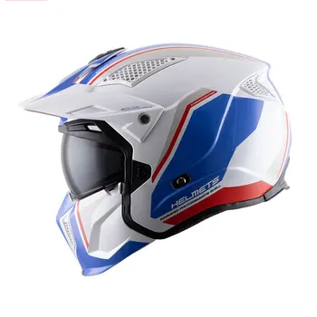 Autentne Elukutse Motorcross off-road mootorrataste helmet mehed isiksus kogu nägu veduri tõmba neli highway safety helmet