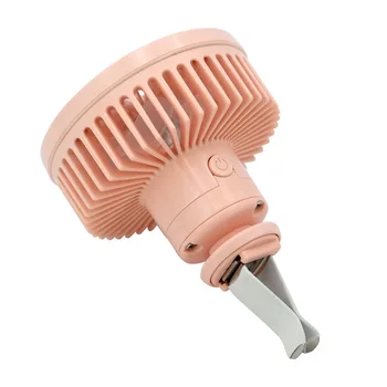 Auto Fänn USB Liides Mini Seitse-pageCar Vent, Ventilaator, multifunktsionaalne Ventilaatori Laba, LED Lamp