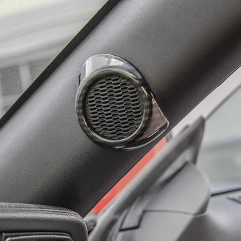 Auto Interjöör A-Piilarist Audio Kõlari Kate Sisekujundus Decor Raam Ford Mustang-2020 Tarvikud (Carbon Fiber Tera)