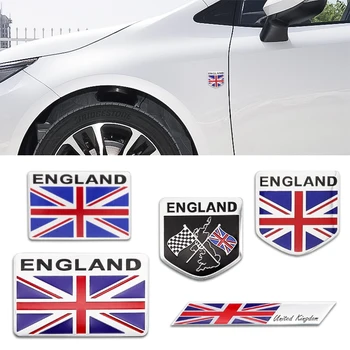 Auto Kleebis Auto Mootorratta Välisilme Tarvikud Suurbritannia UK ühendkuningriik Inglismaa riigilipp Alumiinium Auto