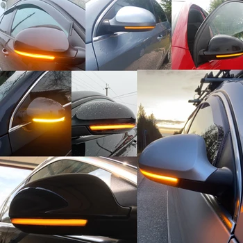 Auto Küljel Peegel suunatuli LED Repeater Dünaamiline Tuled Skoda Superb B5 2002~2008. Aasta Näitaja Sequential Blinker Lamp