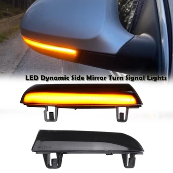 Auto Küljel Peegel suunatuli LED Repeater Dünaamiline Tuled Skoda Superb B5 2002~2008. Aasta Näitaja Sequential Blinker Lamp