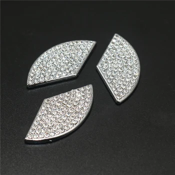 Auto Rooli Embleemi 3D Kleebis Diamond Auto Logo ilurõngas Auto Interjööri Aksessuaarid Mercedes BMW Infiniti Lexus