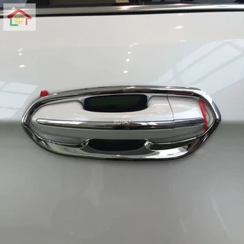 Auto Stiil Kate Detektor Sisekujundus ABS Plastikust Välised Ukse Kauss Kinni Lambi Raam Vormimise 8pcs Ford EDGE 2016 2017 2018