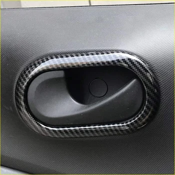 Auto süsinikkiust Salongi Ukse Käepide Dekoratiivsed jaoks Benz Smart 453 Fortwo Forfour-2020 Tarvikud