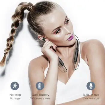 Awei G30BL Traadita Magnet Sport Kaelus Bluetooth Kõrvaklapid Peakomplekti Kaasaskantav Audio ja Video Lisaseadmed