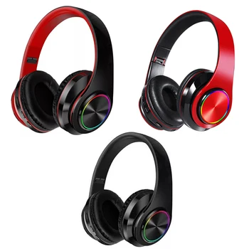B39 Bluetooth-ühilduva 5.0 Juhtmeta Kõrvaklapid koos RGB Valgus Üle Kõrva Peakomplekt koos Mikrofoniga Juhtmega Kõrvaklapid HiFi Kõrvaklapid